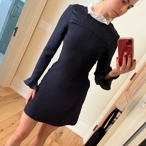 Sandro Frill Collar Dress - Picture 5 of 8